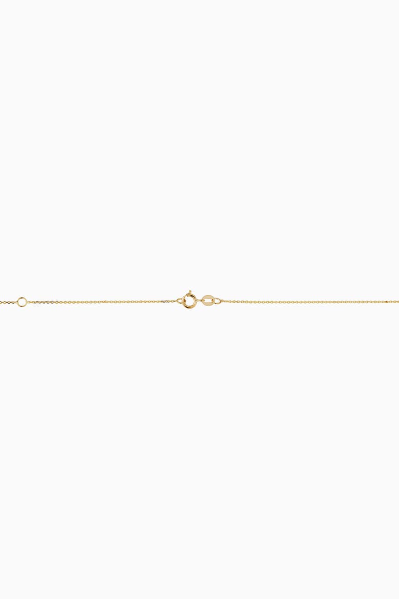 14K Yellow Gold Inner Circle Drop Necklace, Alternate, color, Yellow Gold