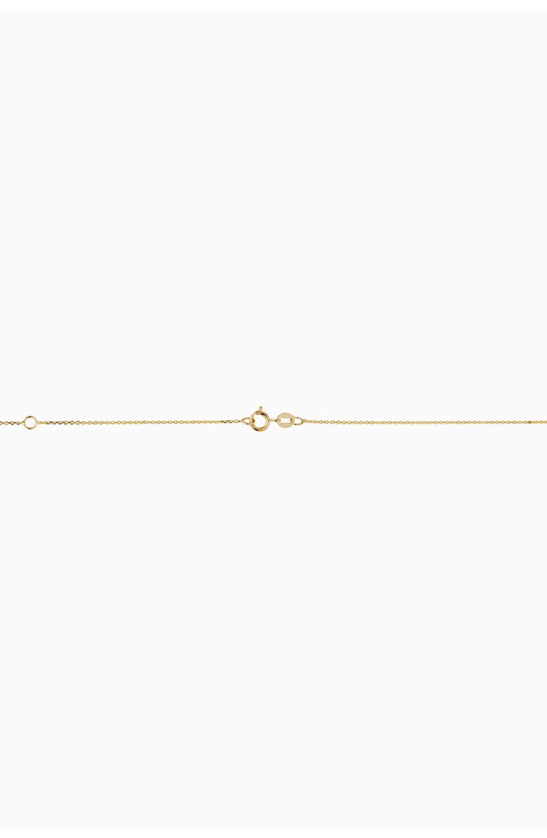 Oradina 14K Yellow Gold Inner Circle Drop Necklace, Alternate, color, Yellow Gold