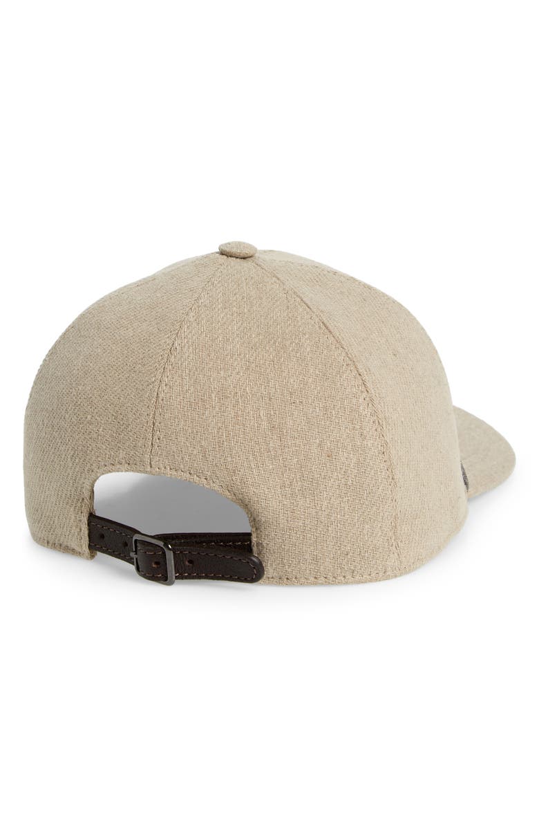 Brunello Cucinelli Linen & Cotton Canvas Baseball Cap, Alternate, color, 