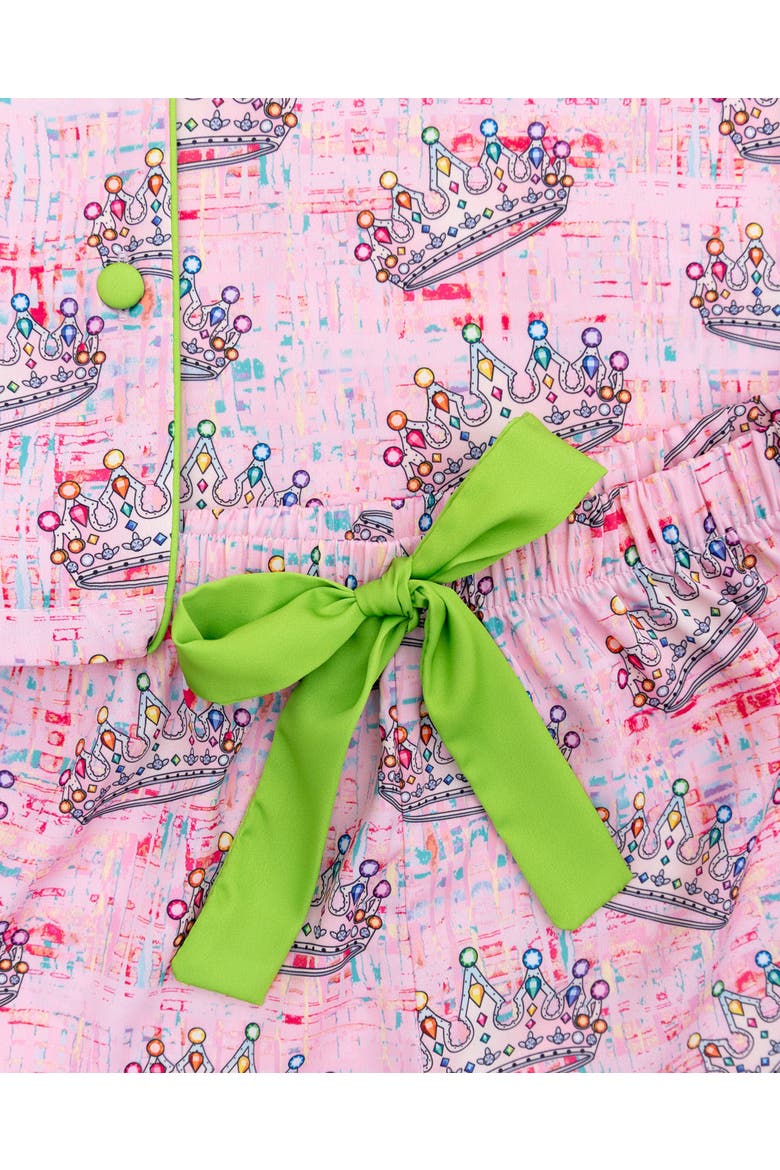 Silky Crown Jewels Short Sleeve Short, Alternate, color, Crown Jewels