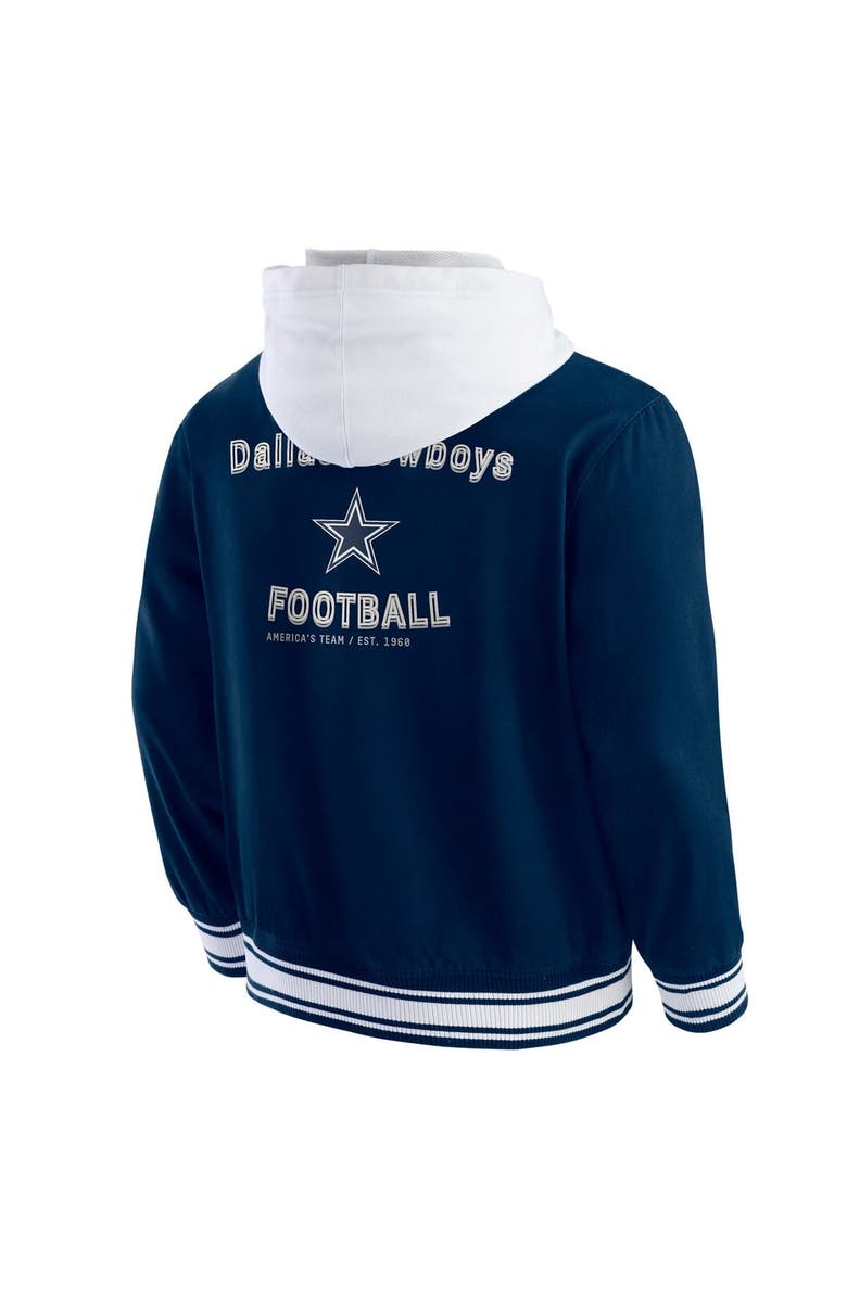 NFL X DARIUS RUCKER Men's NFL x Darius Rucker Collection by Fanatics Navy Dallas Cowboys Full-Snap Hoodie Jacket, Alternate, color, Navy