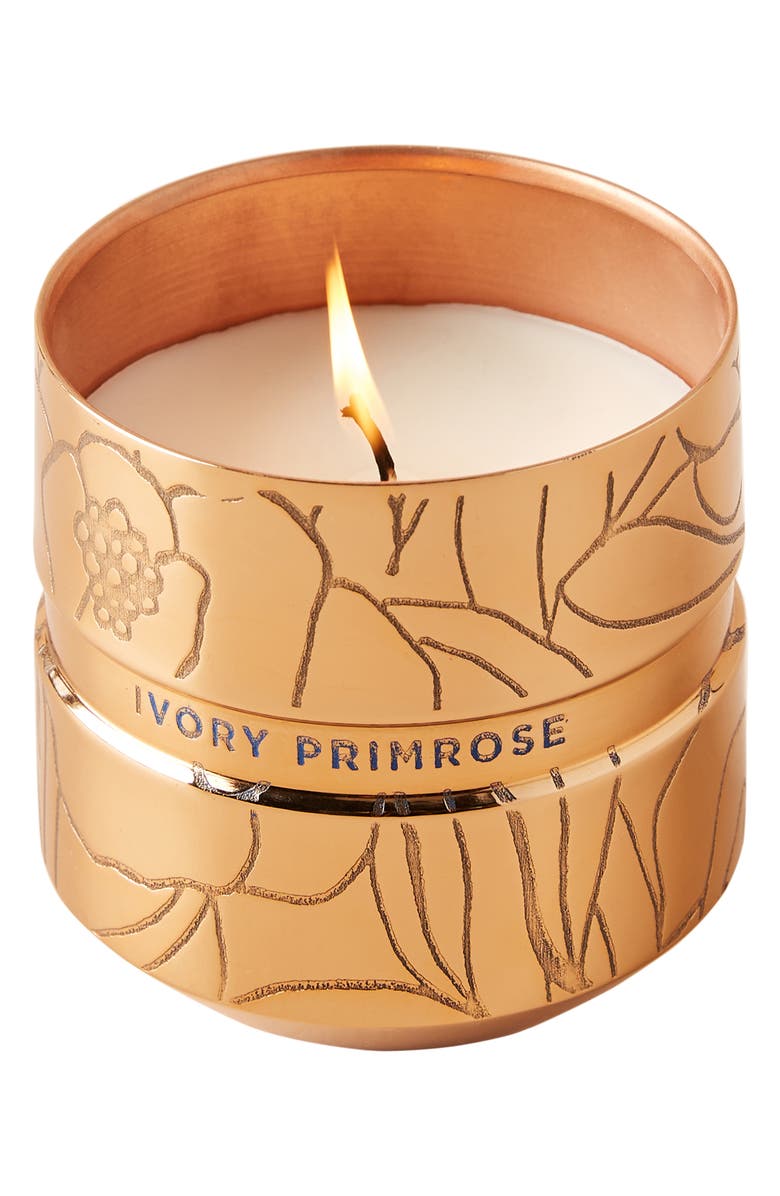 Anthropologie Home Anthropologie Ivory Primrose Flora Couture Candle, Alternate, color,
