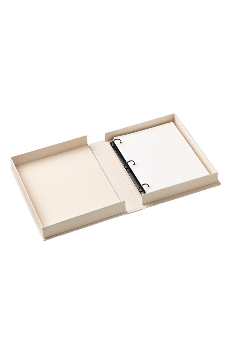 PRINTWORKS Tiny Stories Embroidered Photo Album, Alternate, color, Beige Multi