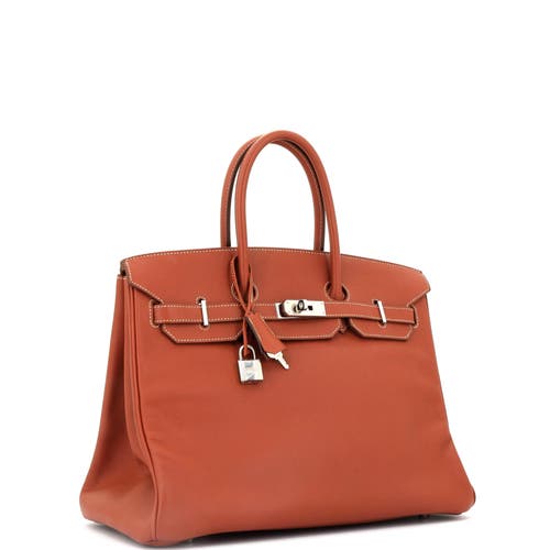 Pre-owned Hermes Hermes Candy Birkin Bag Epsom 35 In Orange