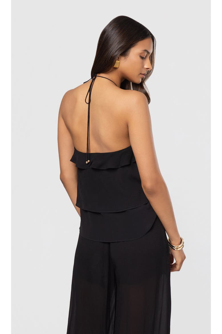 Carrie Halter Blouse, Alternate, color, Black