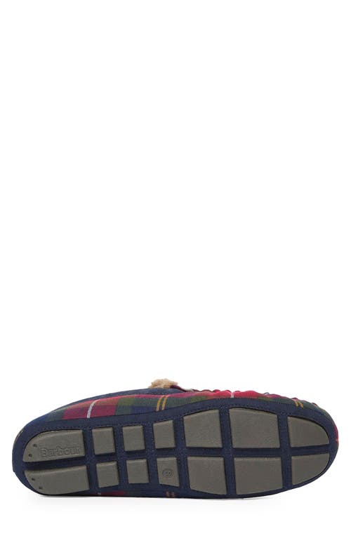 Barbour Monty Faux Fur Lined Slipper In Multi