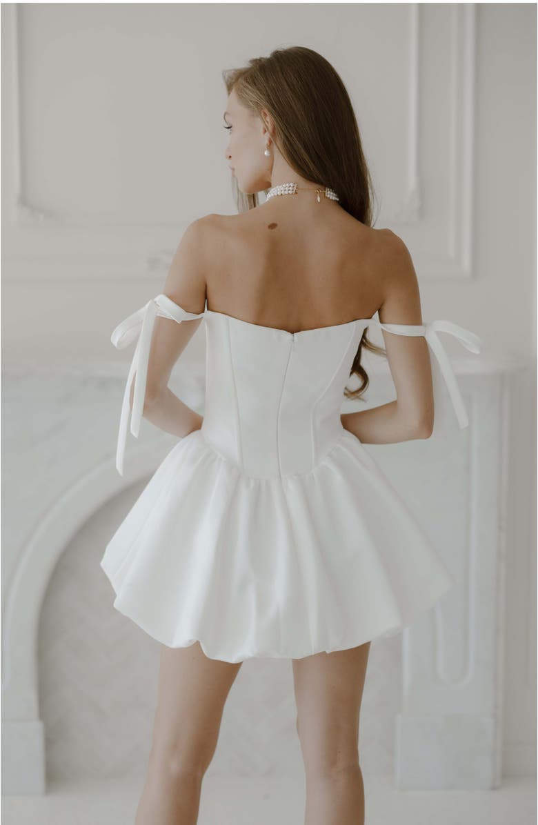 Untamed Petals Muse Mini Dress, Alternate, color, Ivory