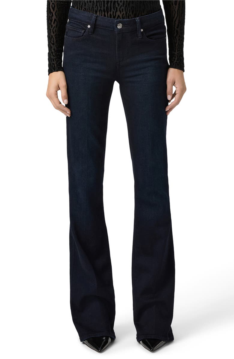 PAIGE Laurel Canyon Mid Rise Bootcut Jeans, Main, color, Thames