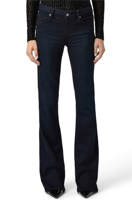Paige Laurel Canyon Mid Rise Bootcut Jeans In Blue