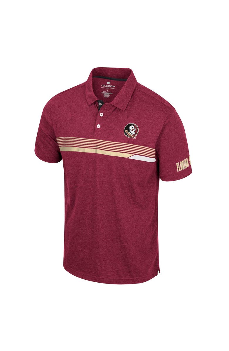 COLOSSEUM Men's Colosseum  Garnet Florida State Seminoles No Problemo Polo, Alternate, color, 