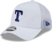 New Era Men's New Era White Texas Rangers 2026 Batting Practice Apex 9FORTY Adjustable Trucker Hat