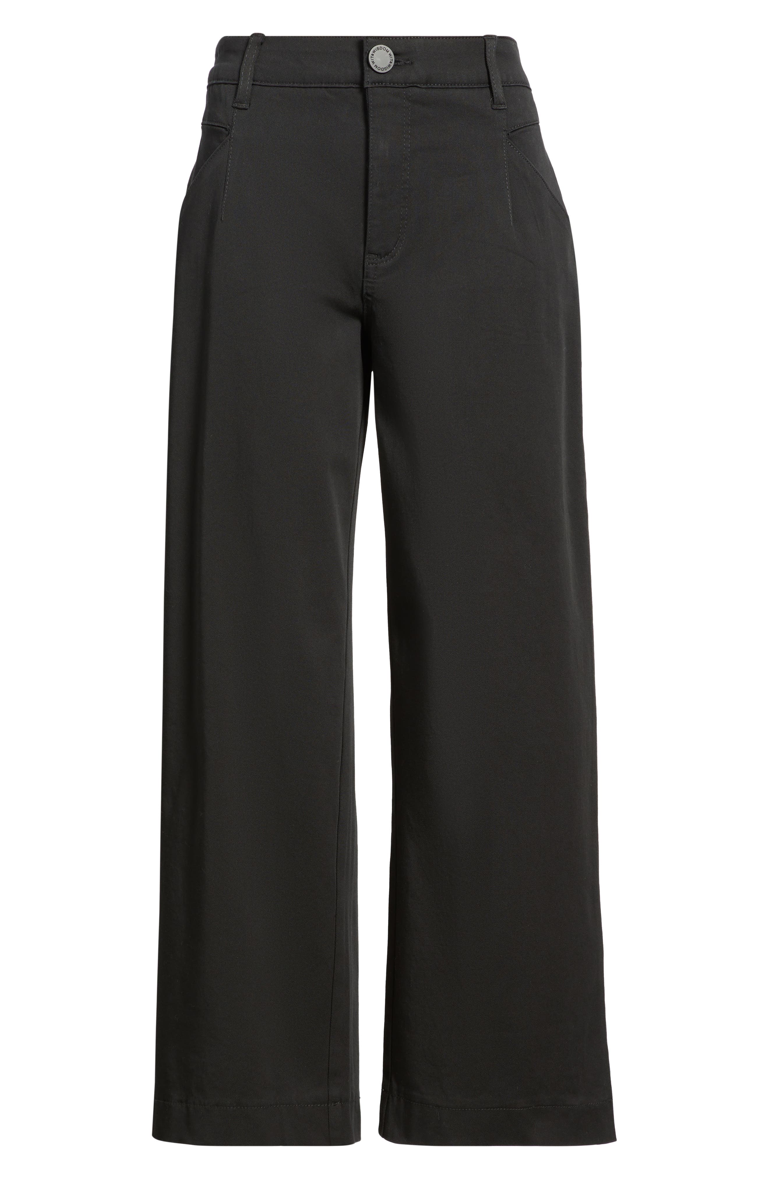 Женские Wit & Wisdom Wyatt Skyrise Crop Wide Leg Twill Pants — фото 5