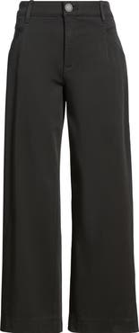 Wit & Wisdom Wyatt Skyrise Crop Wide Leg Twill Pants
