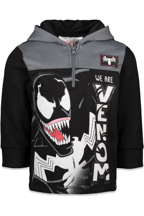Spider-Man Venom Fleece Quarter-Zip Hoodie