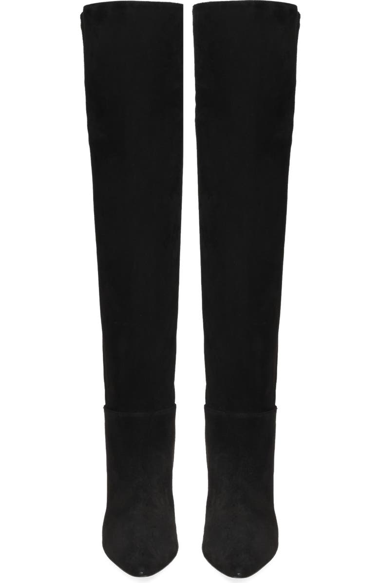 Gianvito Rossi Elise Boot 55, Alternate, color, Black Suede