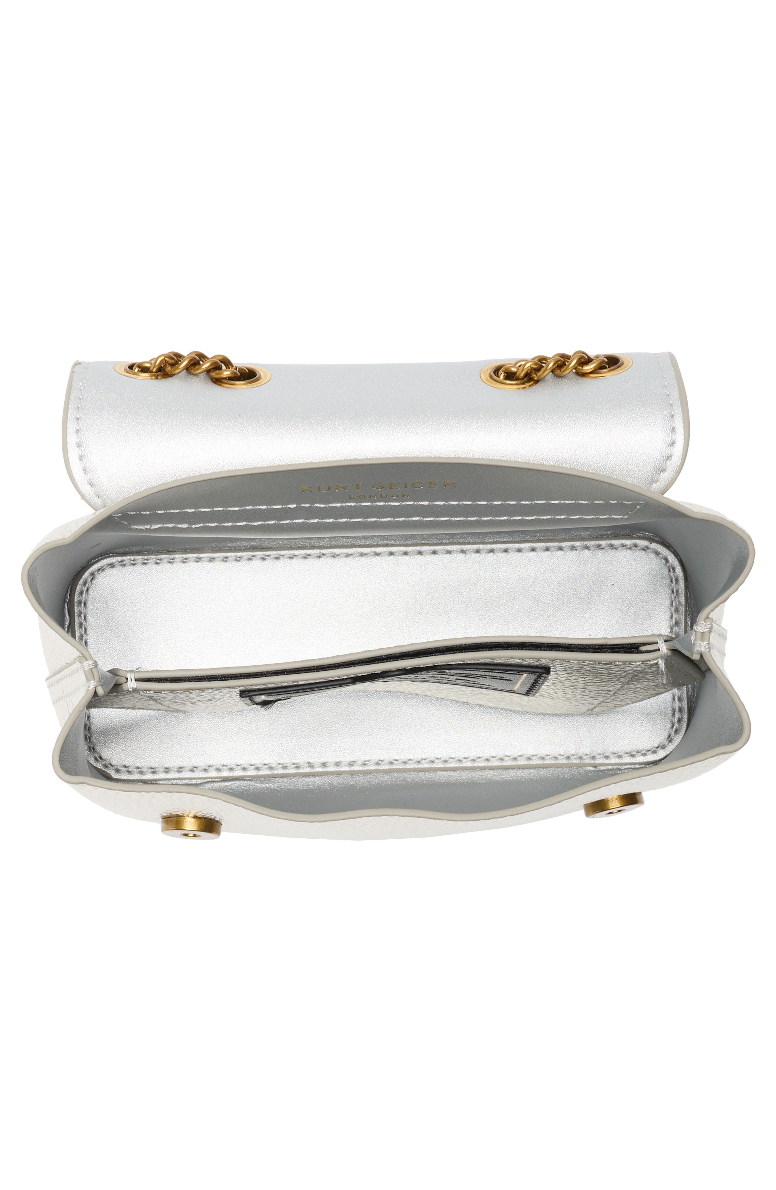 Kurt Geiger London Hampstead Mini Crossbody Bag, Alternate, color, Champagne