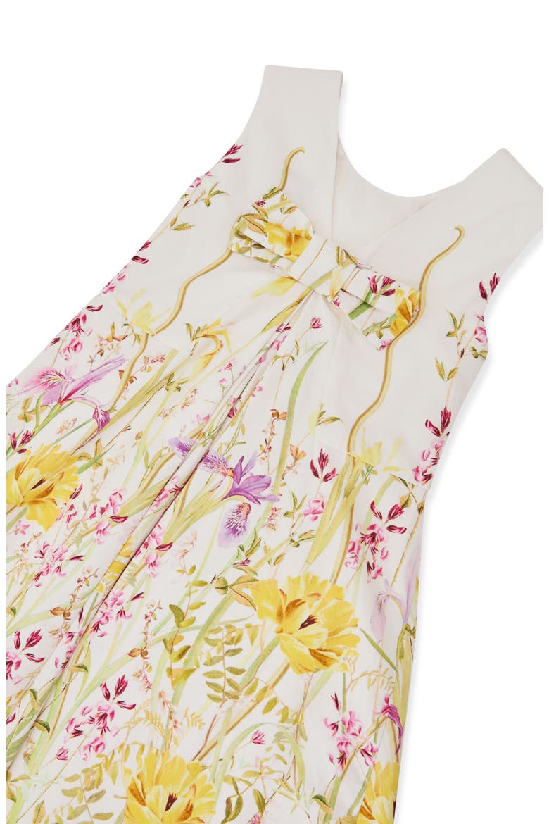 Fern Floral-Print Cotton Dress, Alternate, color, IVORY PRINT
