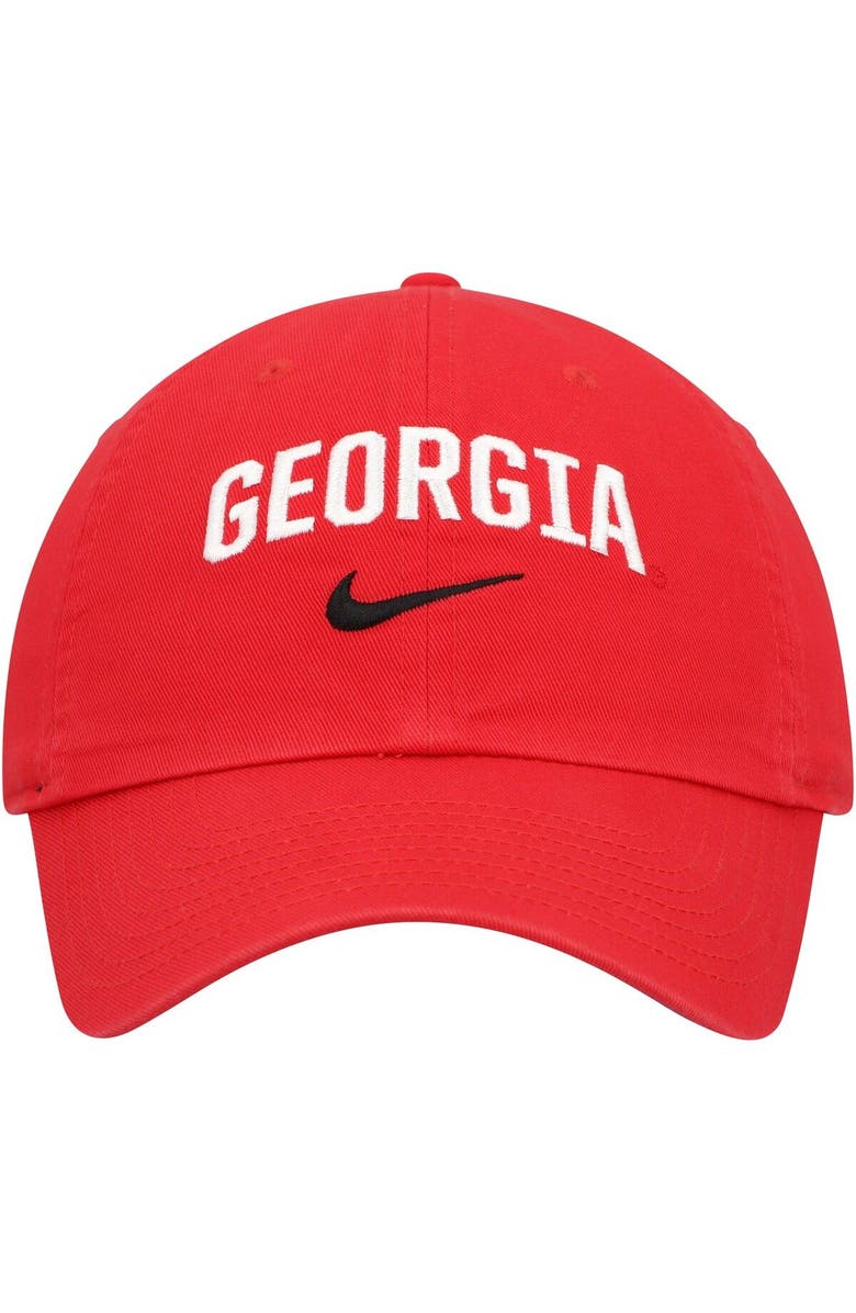 Nike Men's Nike Red Georgia Bulldogs Heritage86 Arch Performance Adjustable Hat, Alternate, color,
