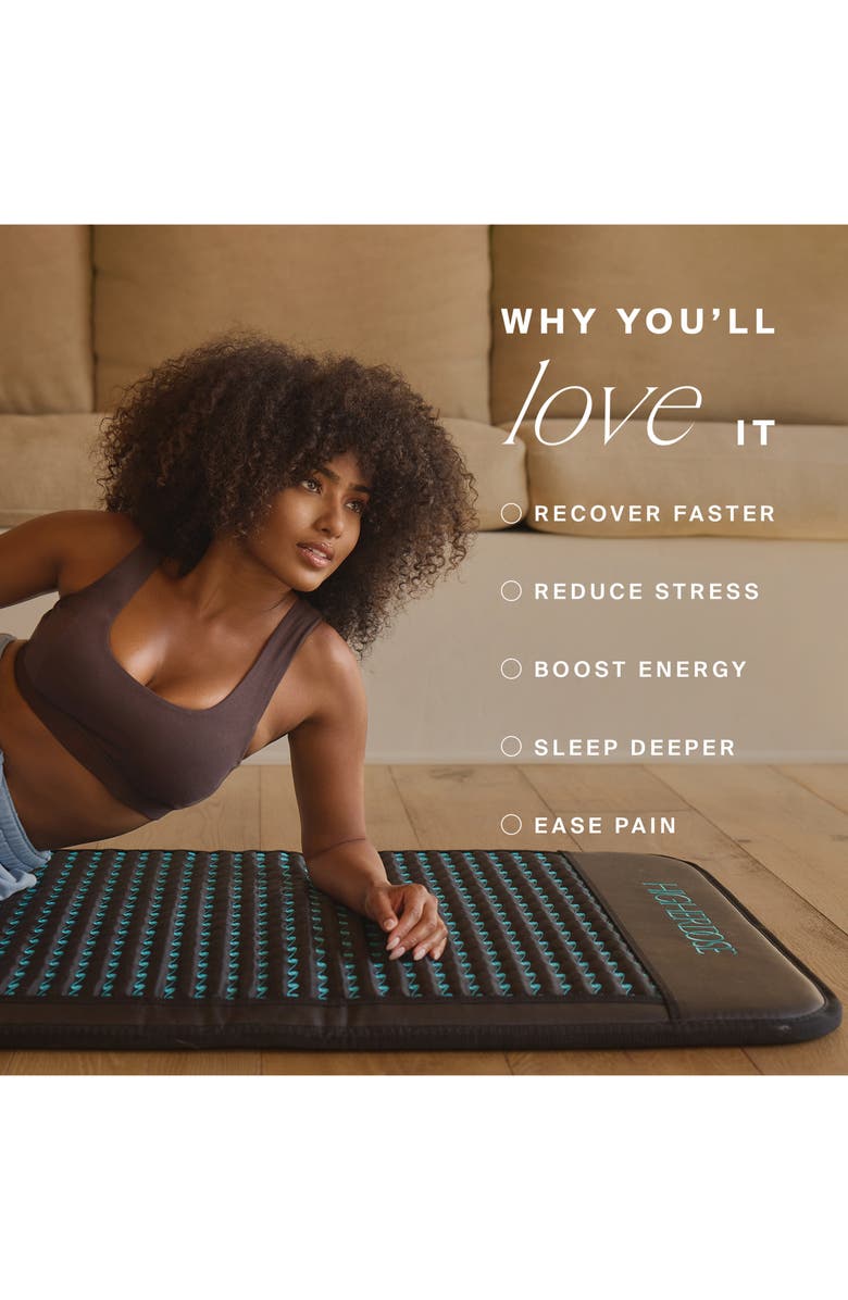 HigherDOSE Infrared PEMF Pro Mat, Alternate, color, Black