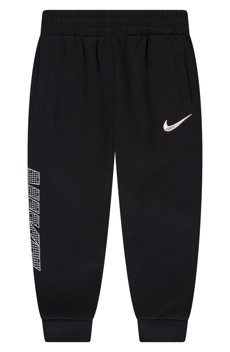 Nike Kids' Diamond Logo Fleece Joggers, Main, color, Black