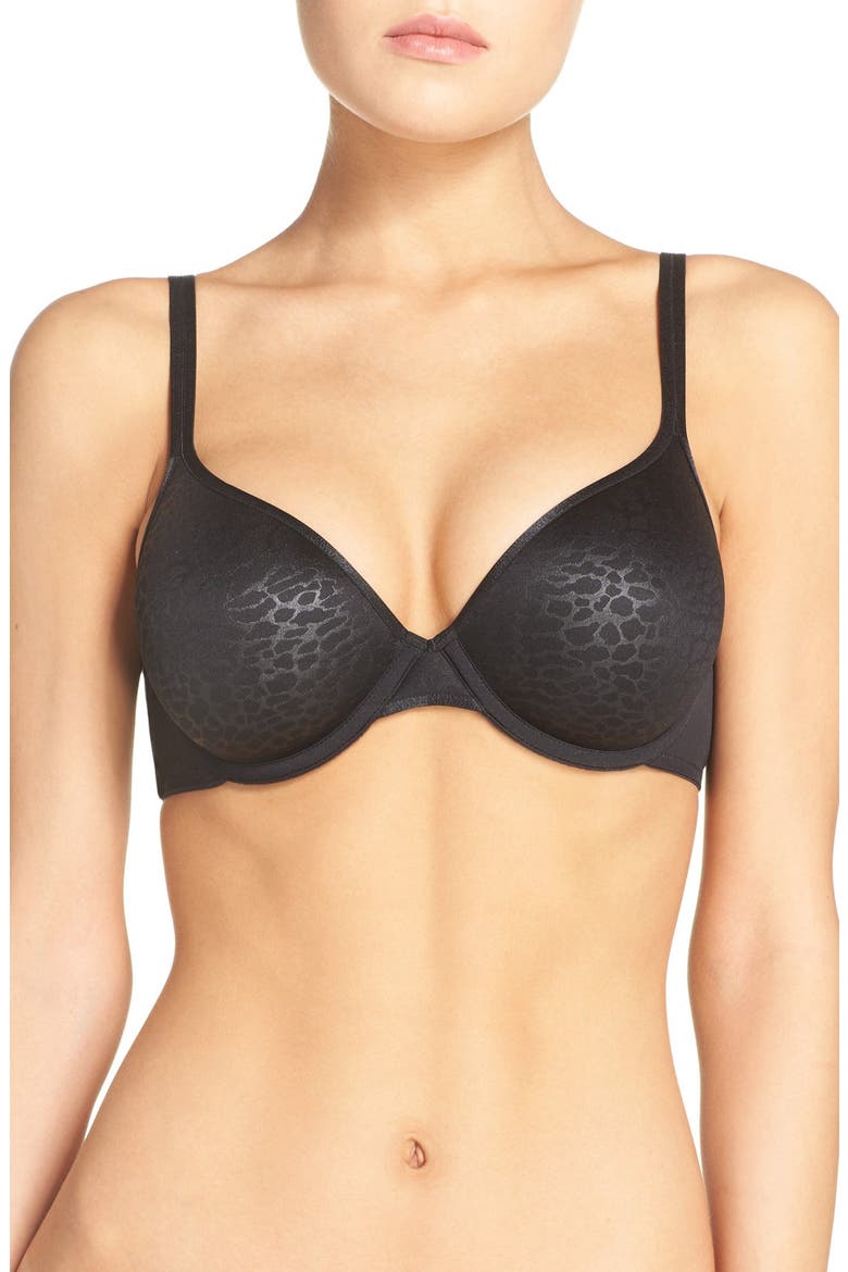 Element Full Fit Contour Underwire Bra, Main, color, BLACK