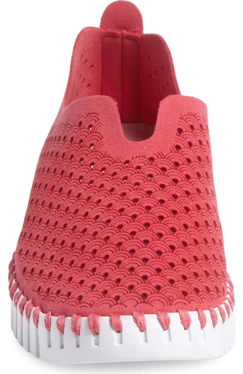 Ilse Jacobsen Tulip 139 Perforated Slip-On Sneaker, Alternate, color, Viva Magenta