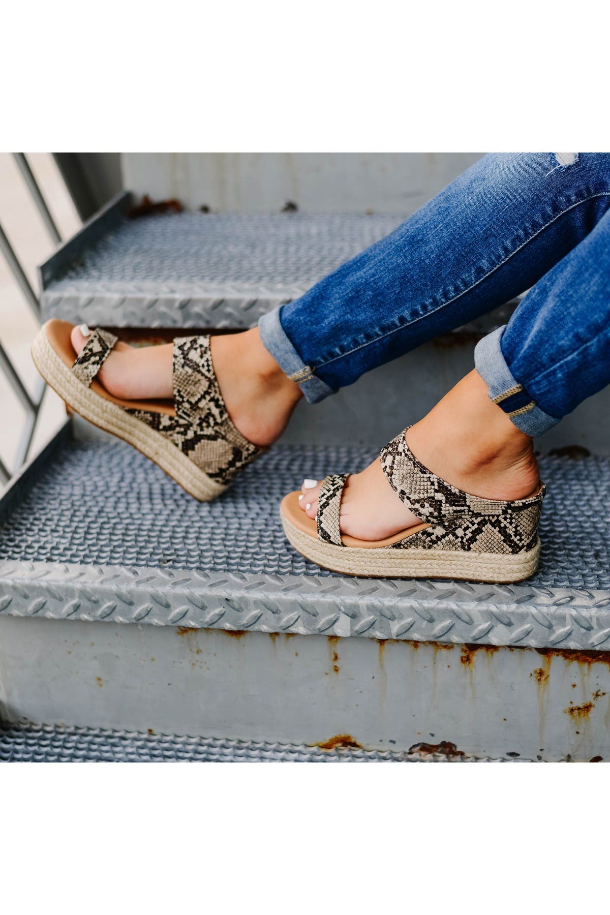 Journee Collection Alissa Espadrille Platform Slide Sandal, Alternate, color, 