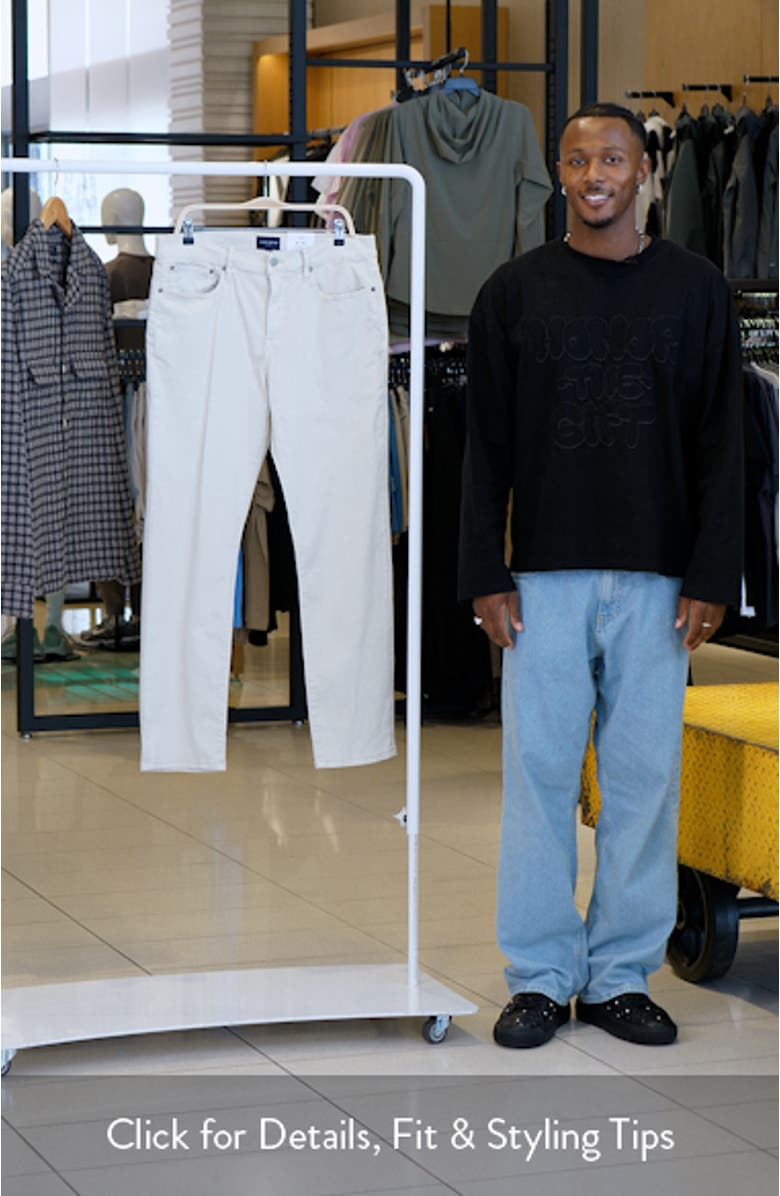 223 Straight Leg Sateen Pants, sales video thumbnail