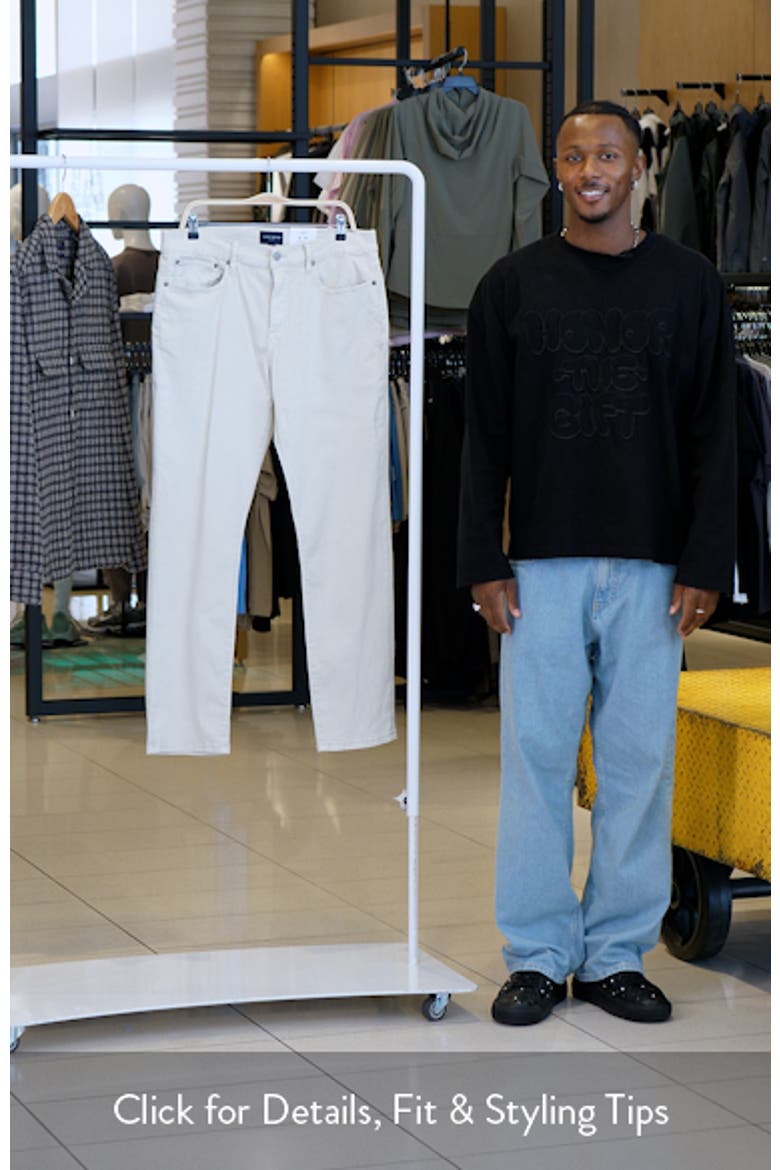223 Straight Leg Sateen Pants video