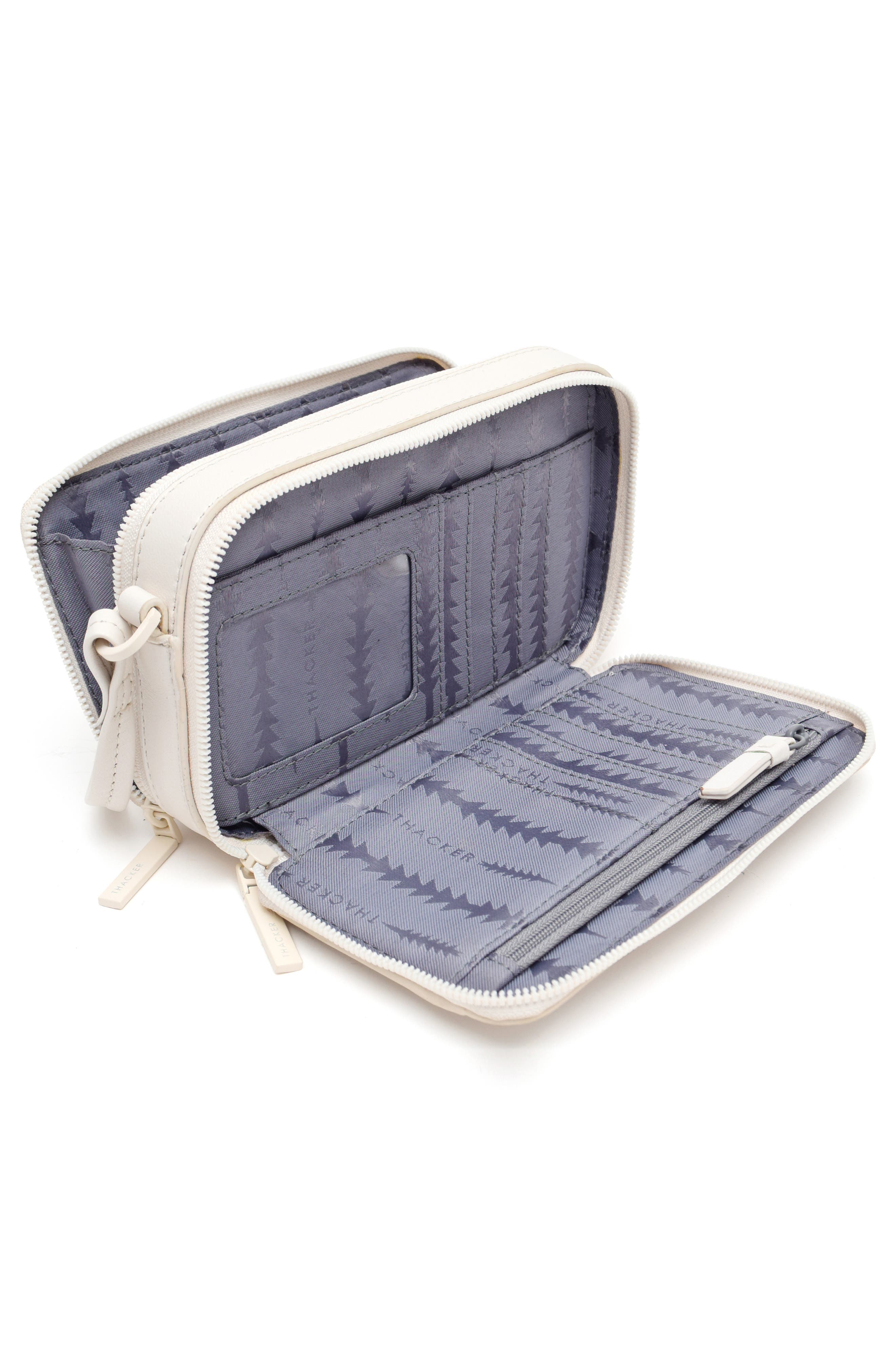 Thacker Riley Leather Crossbody Bag, Alternate, color, Eggshell