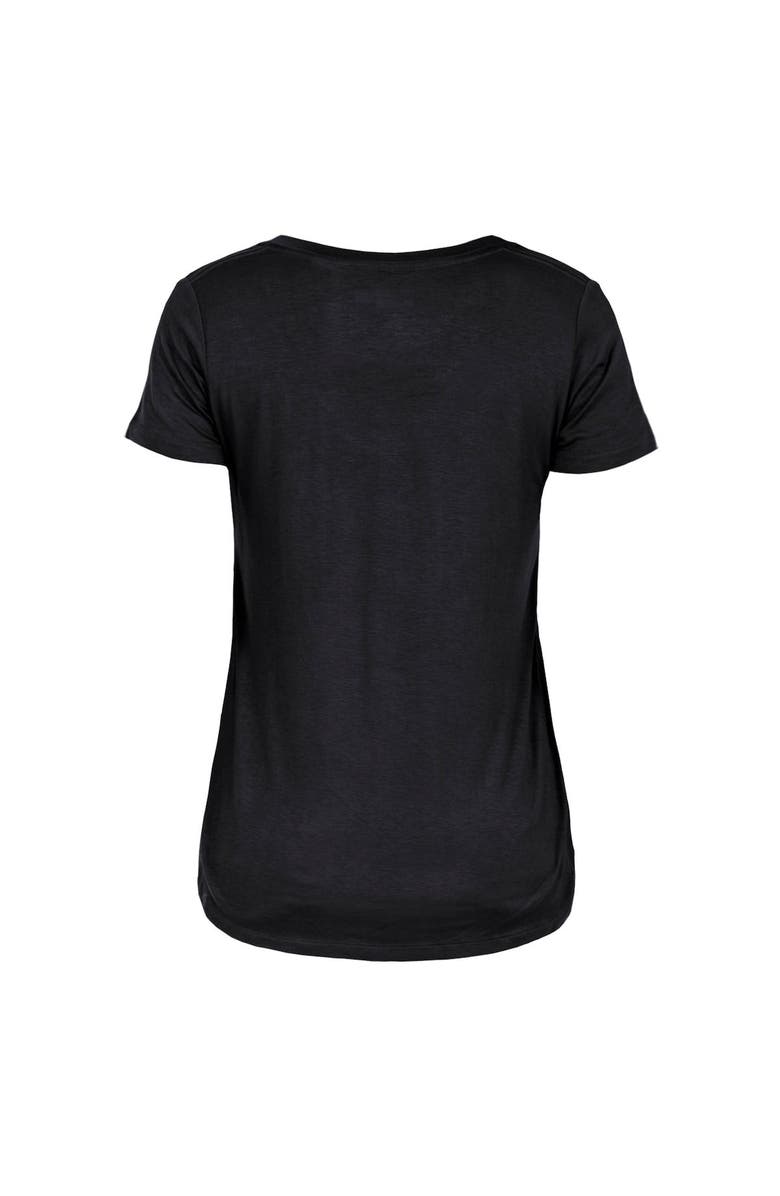 New Era Go Birds Women's New Era Black Philadelphia Eagles Fly Collection V-Neck T-Shirt, Alternate, color,