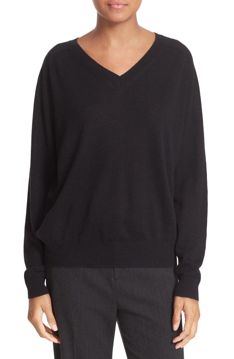 Vince Relaxed Cashmere V-Neck Sweater, Main, color,