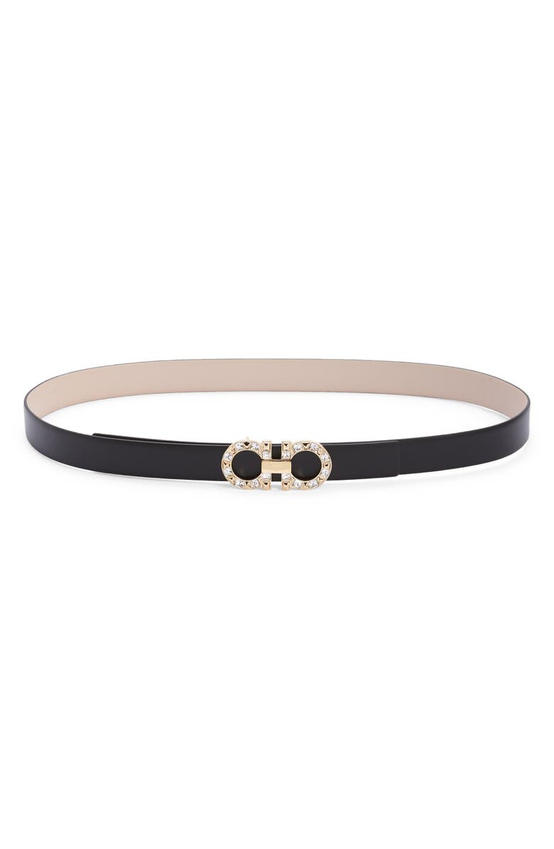 FERRAGAMO New Double Gancio Belt, Main, color, 