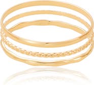 Ettika Set of 3 Bangle Bracelets