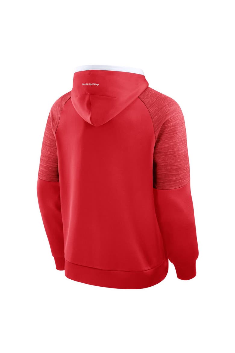 Men's Fanatics Red Detroit Red Wings Goaltender Defender Pullover Hoodie, Alternate, color, Red