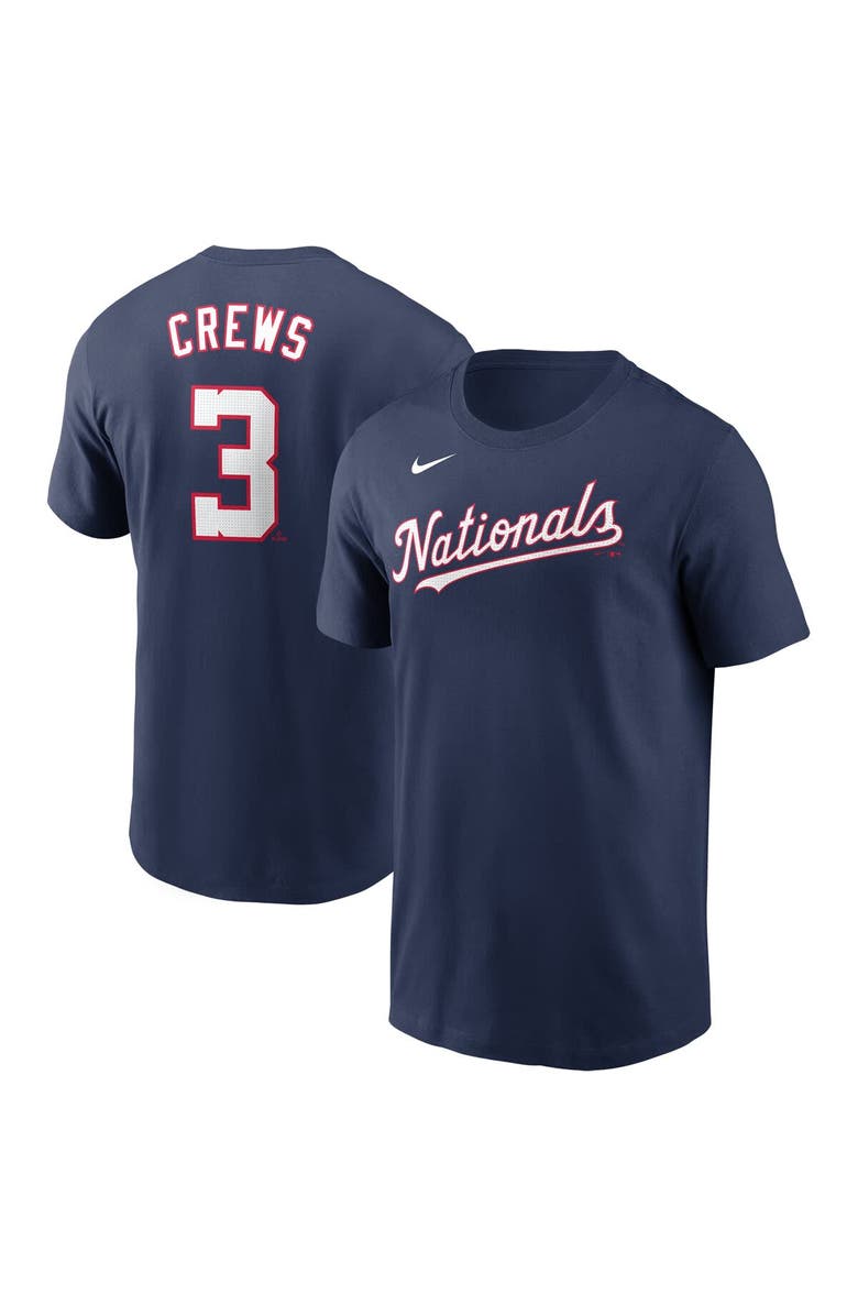 Nike Men's Nike Dylan Crews Navy Washington Nationals Fuse Name & Number T-Shirt, Main, color, Navy
