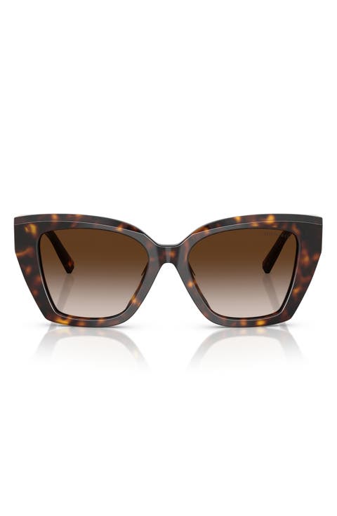 52mm Gradient Square Sunglasses