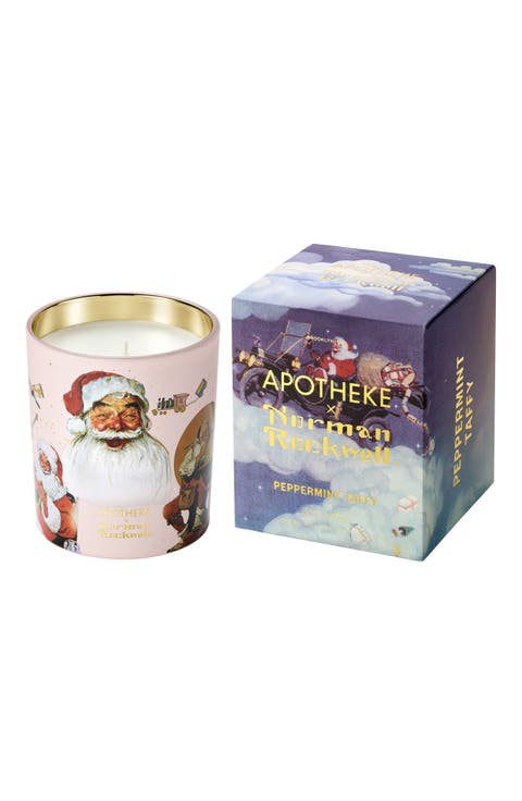 x Norman Rockwell Peppermint Taffy Classic Scented Candle