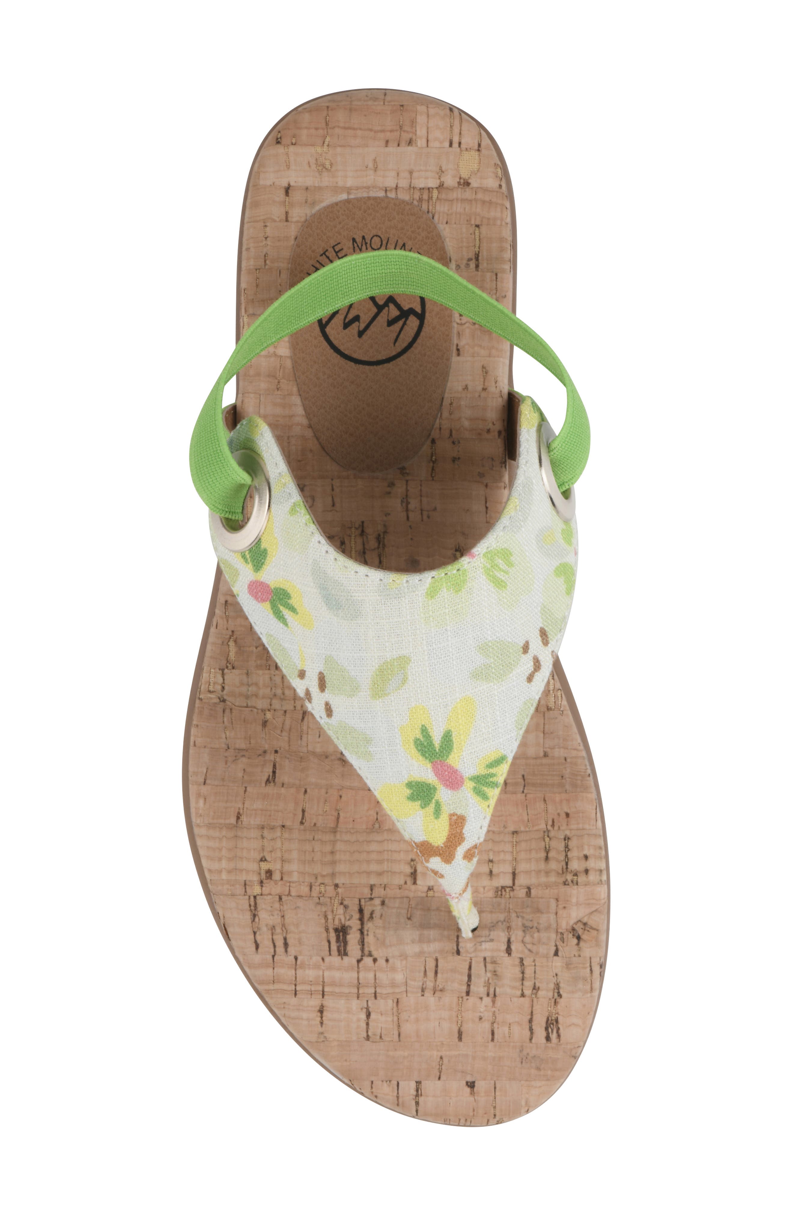 Lifeway Slingback Sandal, Alternate, color, LIGHT GREEN/ FLORAL/ FAB