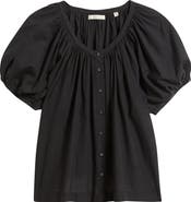 DÔEN June Gingham Check Organic Cotton Top