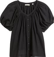 DÔEN June Gingham Check Organic Cotton Top