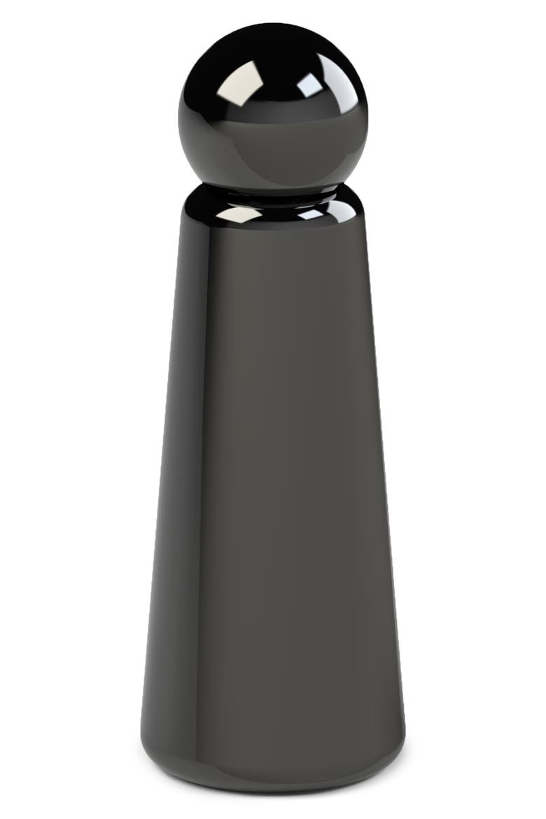 Skittle Stainless Steel Bottle, Main, color, BLACK