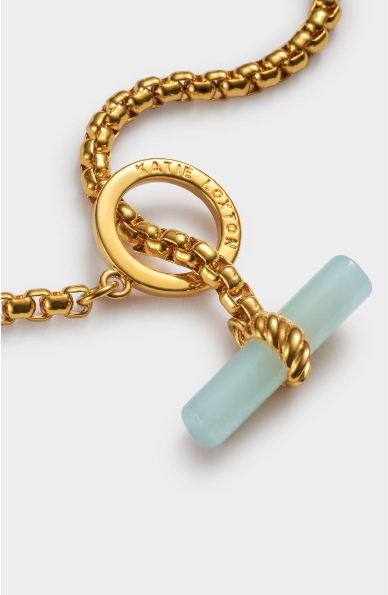 Katie Loxton Azura T-Bar Bracelet, Alternate, color, Gold