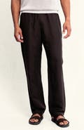 AUTO-REPLY™ Linen Blend Drawstring Pants