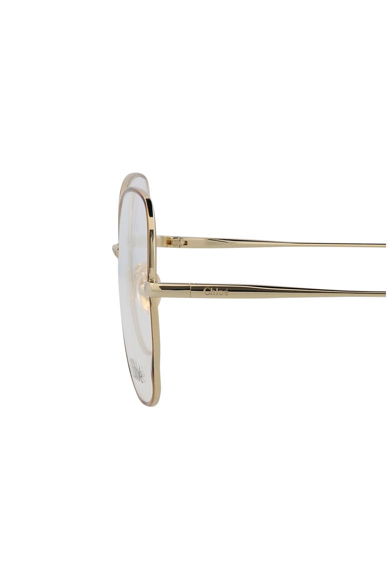 Core 56mm Cat Eye Optical Glasses, Alternate, color, HAVANA GOLD TRANSPARENT