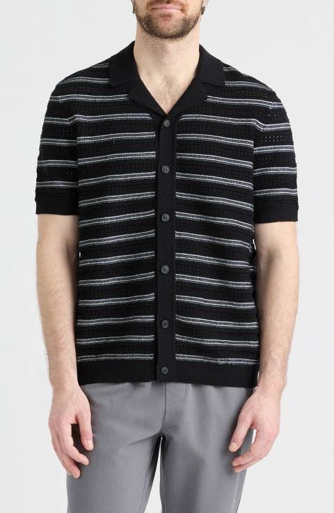 Truman Short Sleeve Knit Sweater Cardigan