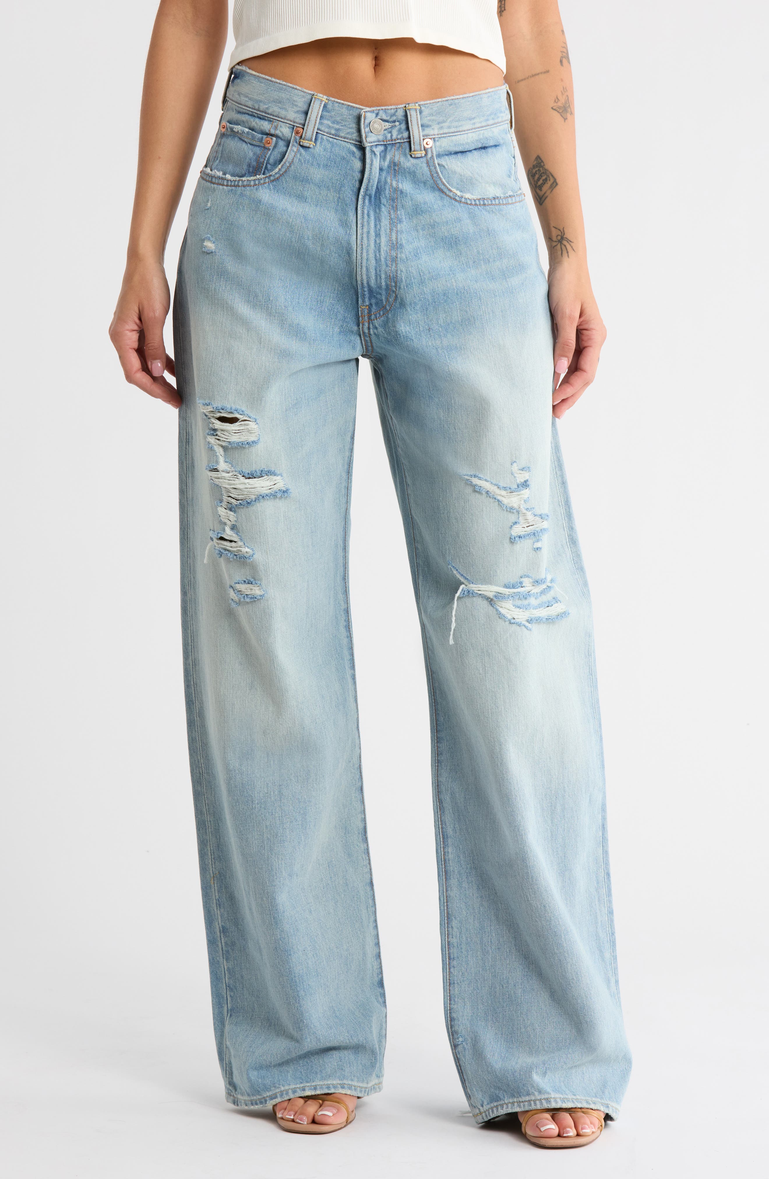 DENIMIST Teri High Waist Wide Leg Jeans
