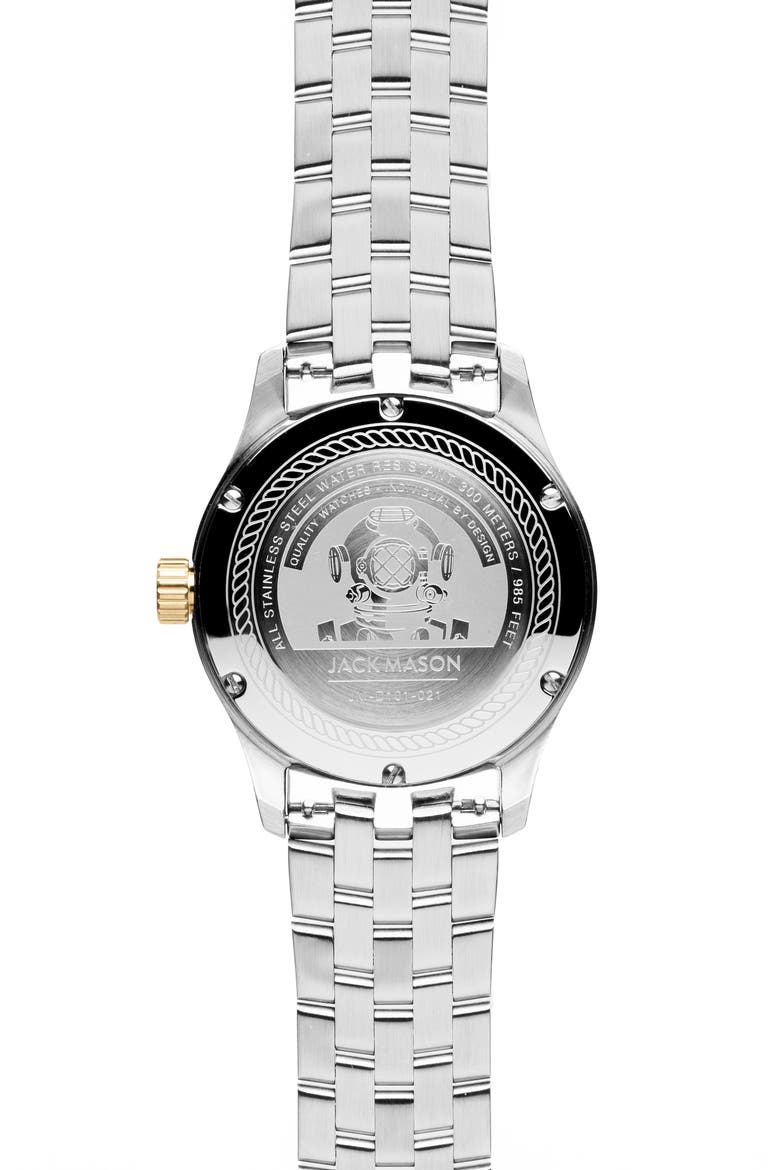 Diver Bracelet Watch, 42mm, Alternate, color, BLUE
