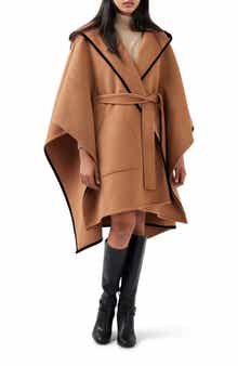 Belle & Bloom Need You Now Wool Blend Hooded Cape