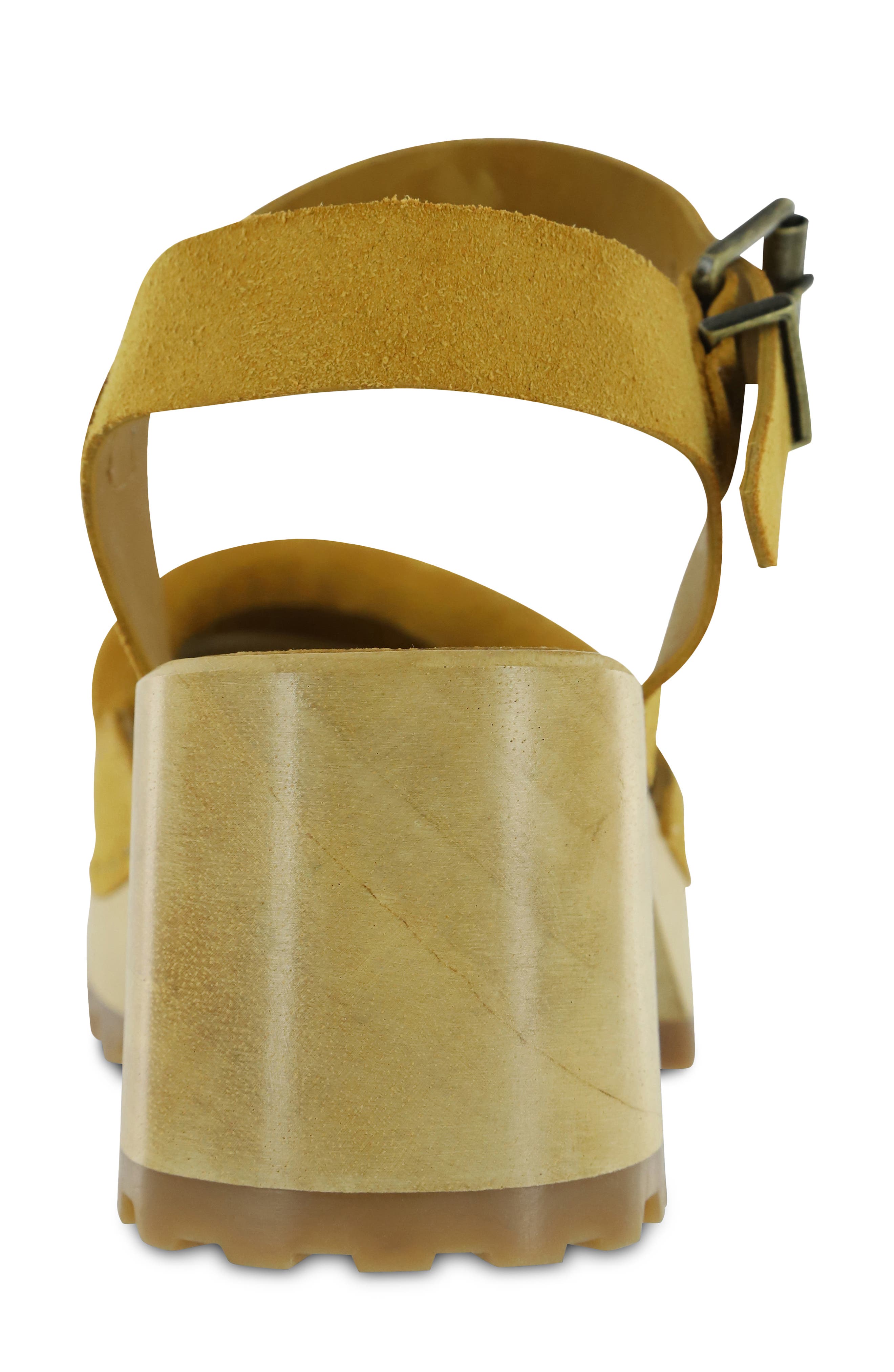 Kaolin Clog Sandal, Alternate, color, MUSTARD